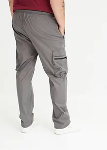 Pantalon cargo Loose Fit effet paper touch, Straight, bonprix