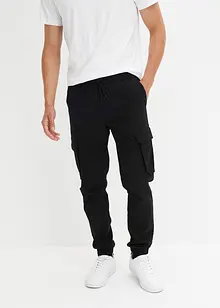 Pantalon cargo Regular Fit extensible, Straight, bonprix