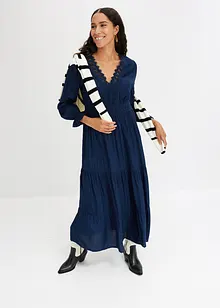 Robe longue avec dentelle, bonprix