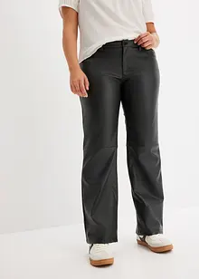 Pantalon enduit taille normale, bonprix