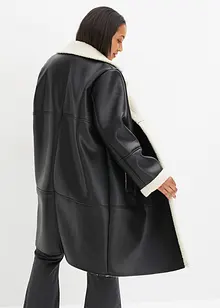 Manteau aspect peau de mouton, bonprix