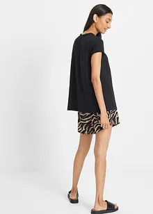 T-shirt en coton avec dentelle, bonprix