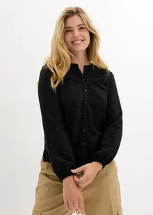 Blouse longue et ample à manches longues, bonprix