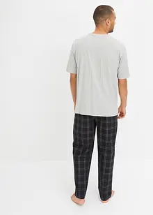 Pyjama avec pantalon tissé en coton, bonprix