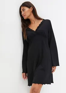 Chemise de nuit en coton avec dentelle, bonprix