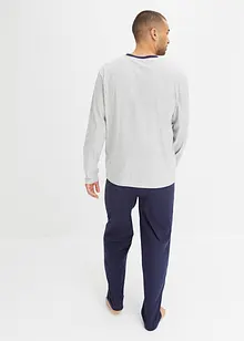 Pyjama simple avec col en V, bonprix