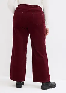 Pantalon large en velours côtelé, bonprix