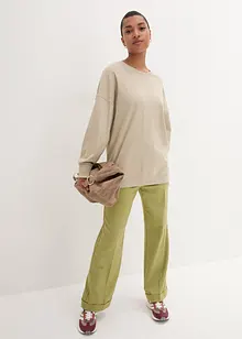 T-shirt oversize à manches longues ballon, bonprix
