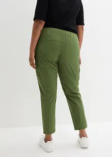 Pantalon technique déperlant avec taille élastiquée, longueur cheville, bonprix