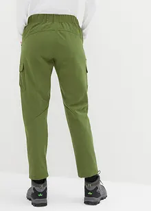 Pantalon technique déperlant avec taille élastiquée, longueur cheville, bonprix