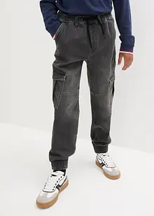 Jean garçon à poches cargo, Regular Fit, bonprix