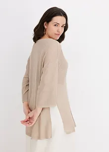 Pull oversize en maille ajourée, bonprix