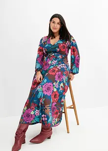 Robe longue à manches gigot, bonprix