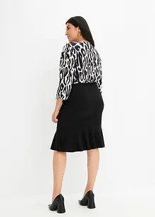 Robe midi avec détail ceinture, bonprix