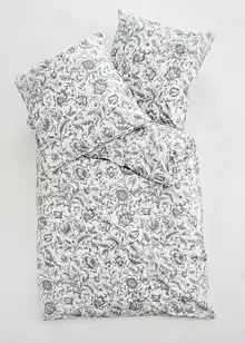 Parure de lit à motif floral en percale, bonprix