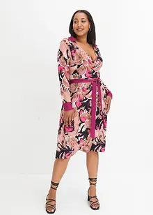 Robe midi avec lien à nouer, bonprix