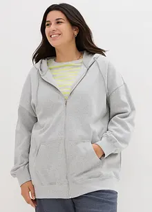 Sweat zippé à capuche, bonprix