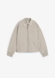 Blouson matelassé à col en velours côtelé, bonprix