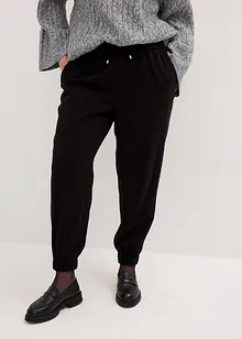 Pantalon à taille élastiquée et lien à nouer, bonprix