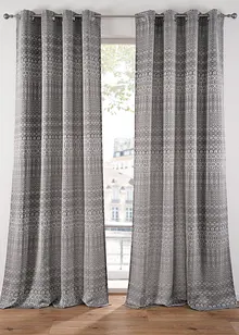 Rideau Jacquard avec un motif graphique, bonprix