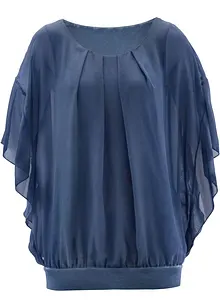 Tunique en crêpe avec doublure top, bonprix