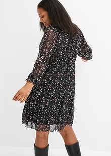 Robe à volants en mesh, bonprix