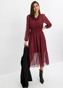 Robe midi en mesh, bonprix