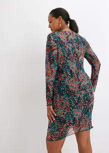 Robe imprimée en mesh, bonprix