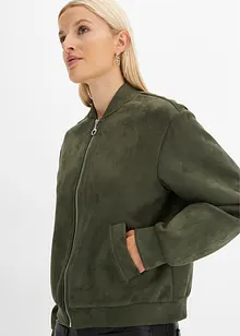 Blouson aspect daim, bonprix