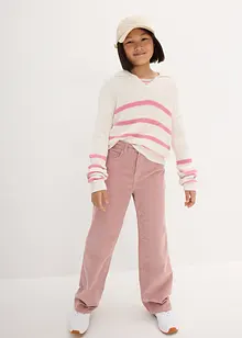 Pantalon en velours côtelé pour fille, Loose Fit, bonprix