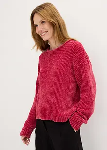 Pull en fil chenille tout doux, bonprix