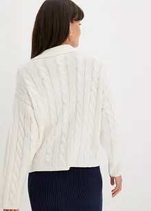 Pull à motif torsadé, bonprix