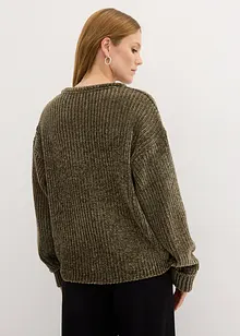 Pull en fil chenille tout doux, bonprix