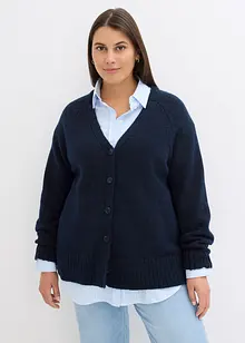 Veste en maille oversize, avec fentes sur le côté, bonprix