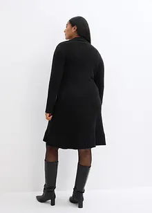 Robe en maille à col polo, bonprix