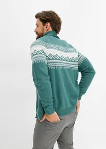 Gilet en maille à motif norvégien, bonprix