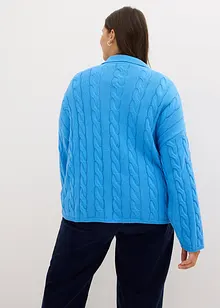 Pull à motif torsadé, bonprix