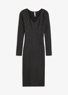 Robe en maille côtelée, bonprix