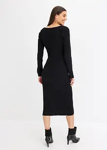 Robe en maille côtelée, bonprix