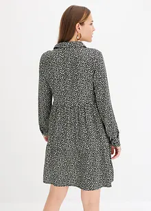 Robe blouse en crêpe, bonprix