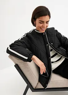 Veste matelassée avec détails contrastants, bonprix