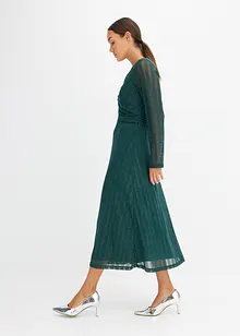 Robe midi à effet brillant, bonprix