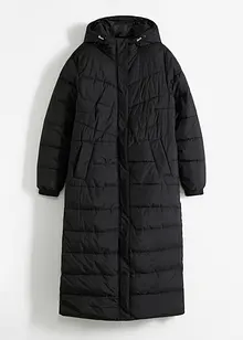 Manteau long matelassé avec capuche, bonprix