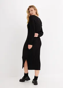 Robe midi en maille, bonprix