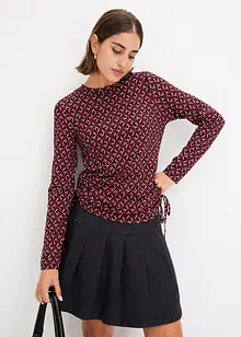 T-shirt manches longues à laçage, bonprix