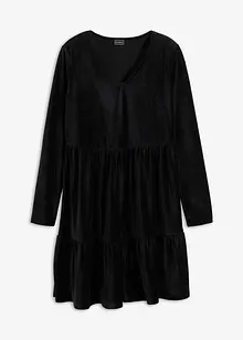 Mini-robe en velours élastique, bonprix