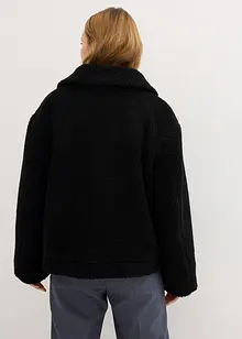 Veste en polaire Teddy doublée à col chemise, bonprix