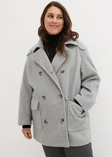 Manteau caban aspect laine, bonprix