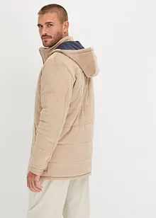 Veste matelassée aspect velours, bonprix