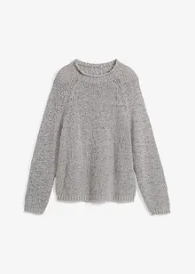 Pull en laine, raccourci, bonprix